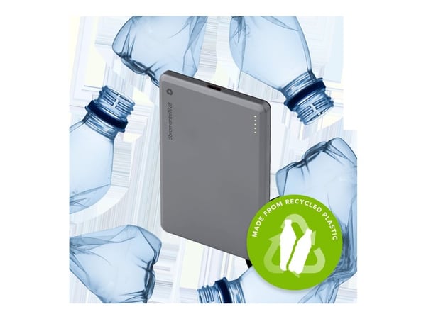 dbramante1928 re-charge - Strømbank - MagSafe - 5000 mAh - 20 watt - Apple 2.4A, BC 1.2, PD 2.0, PD 3.0, QC 2.0, QC 3.0, PE 1.1+, PE 2.0+ - 2 utgan...