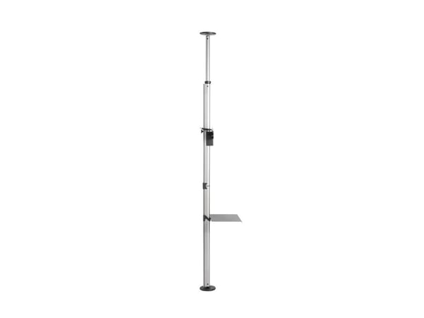 DELTACO - Monteringssett (gulv-til-tak-feste) - for LCD-skjerm - svart, grå - skjermstørrelse: 37"-70"