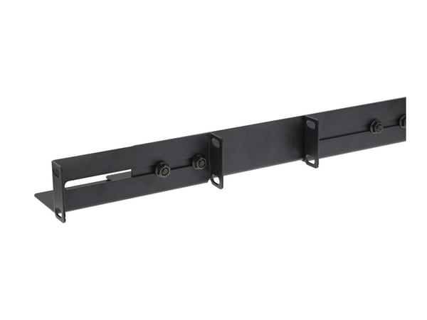 DELTACO - Kit til rack med spor - 309 mm, 45-60 dyb - sort - 10"/19"