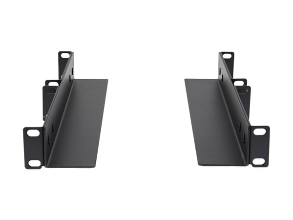 DELTACO - Kit til rack med spor - 309 mm, 45-60 dyb - sort - 10"/19"