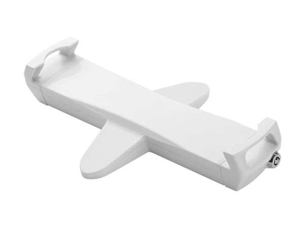 DELTACO - Monteringskomponent (adapterklemme) - for nettbrett - låsbar - hvit - skjermstørrelse: 7.9"-12.5" - VESA-monterbar