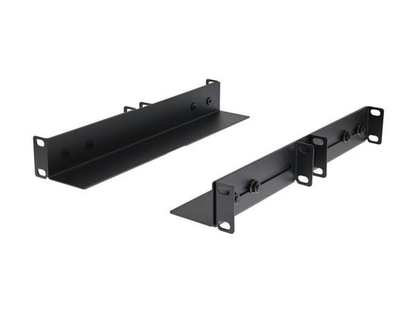 DELTACO - Kit til rack med spor - 309 mm, 45-60 dyb - sort - 10"/19"