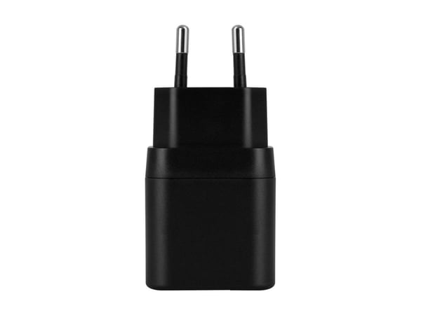 USB-C vegglader DELTACO, 1x USB-C PD, 20 W, svart / USBC-AC151 / 1903150