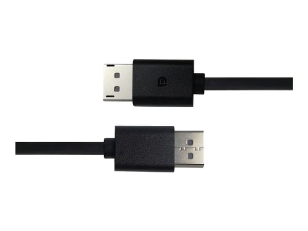 DELTACO - DisplayPort-kabel - DisplayPort (hann) til DisplayPort (hann) - DisplayPort 1.4 - 1 m - 8 K 60 Hz (7680 x 4320) støtte, opptil 32,4 Gbps-...