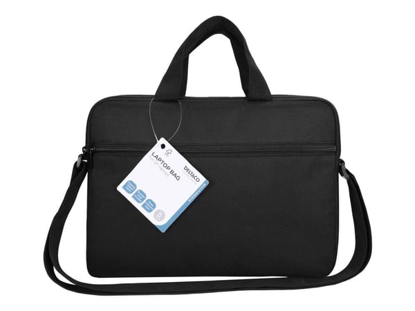 DELTACO - Notebook-väska - i tygmaterial - 12" - svart
