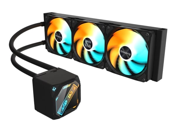 GIGABYTE GAMING 360, All-in-one-nesteenjäähdytin, 12 cm, musta