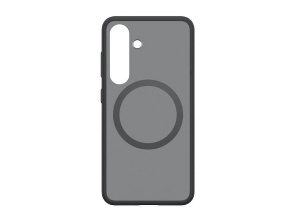 Spigen Capella GP-FPS931PGB - Baksidedeksel for mobiltelefon - stativ - termoplast-polyuretan (TPU), polykarbonat (PC) - frostsvart - for Galaxy S25