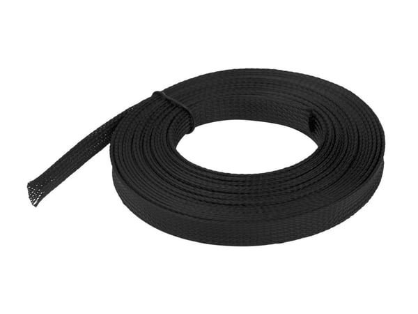 DELTACO - Kabelisolering - nät, 12 mm diameter - sortering - 5 m