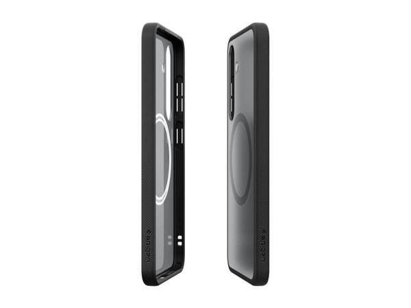 Spigen Capella GP-FPS931PGB - Baksidedeksel for mobiltelefon - stativ - termoplast-polyuretan (TPU), polykarbonat (PC) - frostsvart - for Galaxy S25