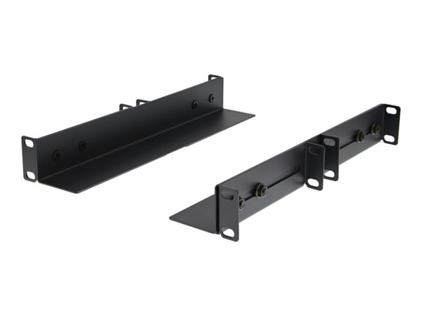 DELTACO - Kit til rack med spor - 309 mm, 45-60 dyb - sort - 10"/19"