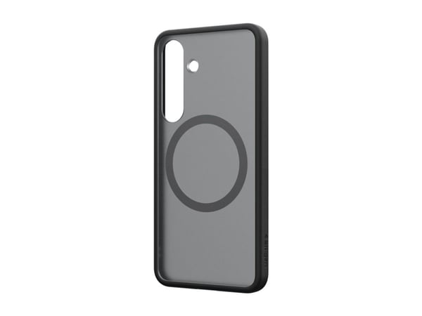 Spigen Capella GP-FPS931PGB - Baksidedeksel for mobiltelefon - stativ - termoplast-polyuretan (TPU), polykarbonat (PC) - frostsvart - for Galaxy S25