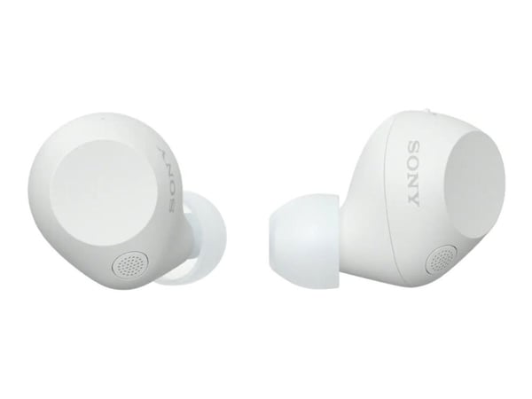 Sony WF-C710N - True wireless-hörlurar med mikrofon - inuti örat - Bluetooth - aktiv brusradering - vit