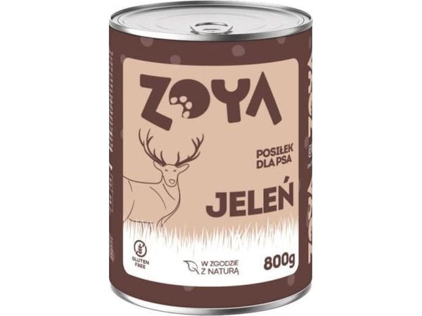 ZOYA Hjorttin - Våtfoder för hundar - 800g