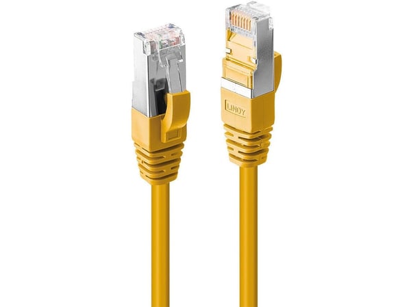 Lindy 45987, 15 m, Cat6, S/FTP (S-STP), RJ-45, RJ-45, Gult