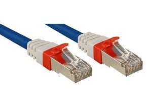 Lindy 45380, 15 m, Cat6a, S/FTP (S-STP), RJ-45, RJ-45, Blå