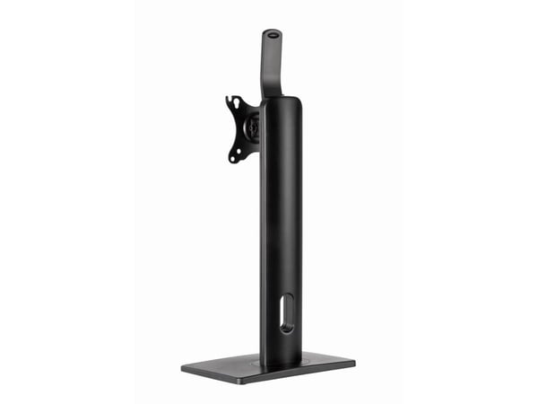 Gembird MS-D1-01 - Monteringssett (sokkelplate, VESA-adapter) - landskap/portrett - for Skjerm - høydejusterbar - aluminium, stål, plastikk - svart...