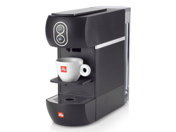 Illy Easy, Pillow kaffemaskin, 1 L, Kaffekapsel, 1250 W, Sort