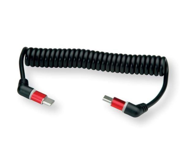ROLINE 11.02.8350, 1,5 m, USB C, USB C, USB 2.0, 0,48 Gbit/sek, Svart, Rød