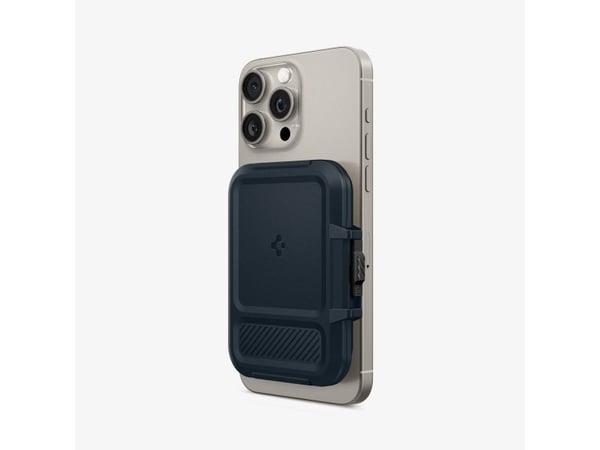 Spigen MagSafe Card Holder Lock Fit (MagFit), Svart