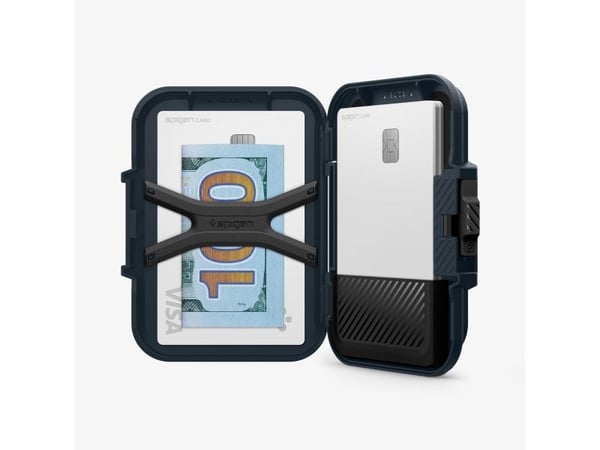 Spigen MagSafe Card Holder Lock Fit (MagFit), Svart