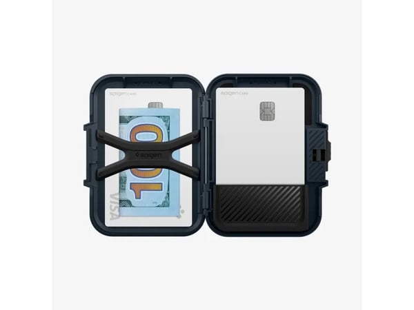 Spigen MagSafe Card Holder Lock Fit (MagFit), Svart