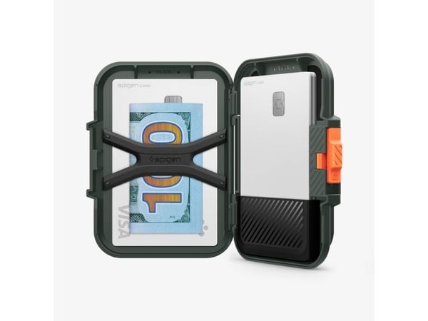 Spigen MagSafe Card Holder Lock Fit (MagFit), Vihreä