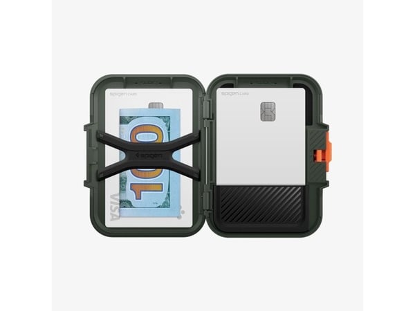 Spigen MagSafe Card Holder Lock Fit (MagFit), Vihreä