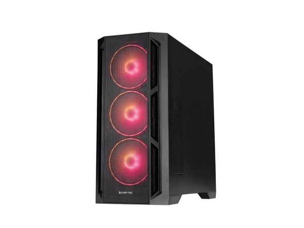 Chieftec PC- Gehäuse GA-01B-L-OP APEX LUMO, Midi Tower, PC, Sort, ATX, CEB, EATX, EEB, ITX, Micro ATX, Micro-ITX, SSI CEB, SSI EEB, uATX, Spilling,...