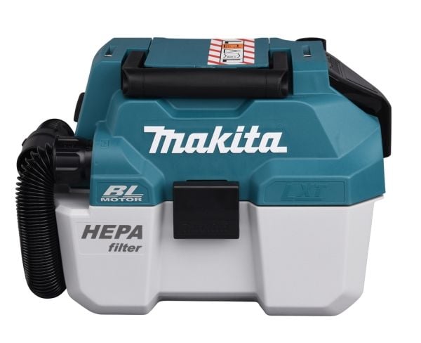 Makita DVC750LZ, Kuiva ja märkä, Harmaa, Turkoosi, 7,5 L, 7,5 L, 4,5 L, 67 mbar