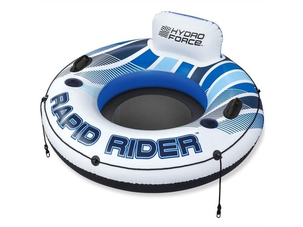 Bestway 43116 Hydro Force Rapid Rider svømmering med ryggstøtte blå 1,35m