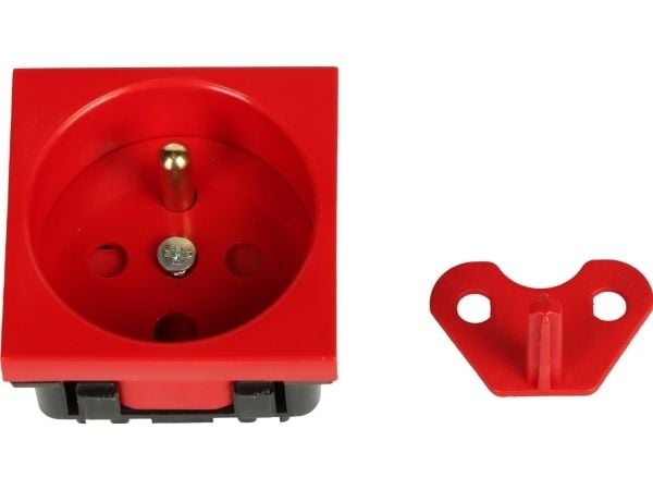 Contact-Simon SINGLE DATA SOCKET WITH ENABLE KEY GN-DATA-1P/LS Järjestelmä 45
