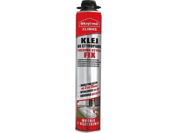Quantec lim til polystyren KST-750 THERMOSTYRO-FIX, boks 750 ml