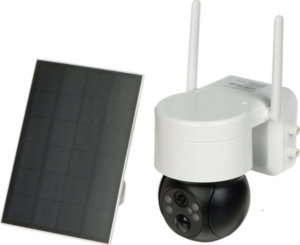 APTI solcelle-IP-kamera utendørs med PIR ICSEE-W41SD-SOLAR Wi-Fi 4 MP 3.6 mm