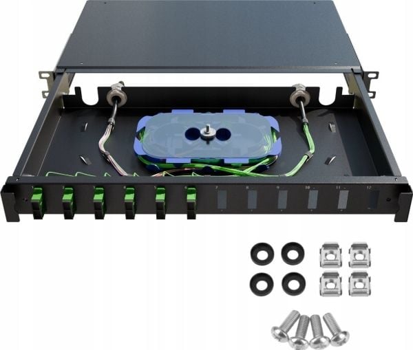 STALFLEX fiberoptisk skjøteboks TFDP-19-1U-12D-SC-B