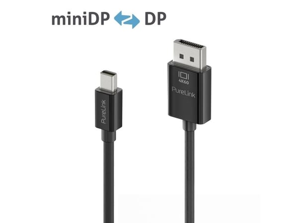 PureLink IS2121-030, 3 m, Mini DisplayPort, DisplayPort, Hankjønn, Hankjønn, 3840 x 2160 piksler