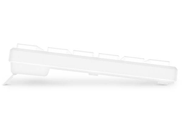 Connect IT CKB-5052-CS, Full størrelse (100 og), Koblet med ledninger (ikke trådløs), USB, Membrannøkkelbryter, Hvit
