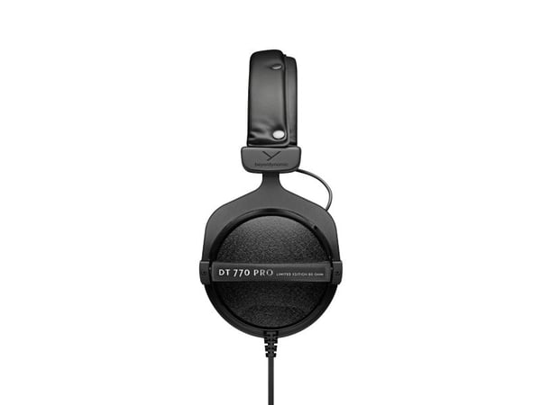 Beyerdynamic DT 770 PRO 80 OHM, Koblet med ledninger (ikke trådløs), Scene/studio, 5 - 35000 Hz, Hodetelefoner, Svart