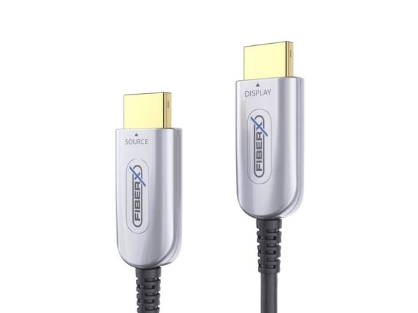 FiberX FX-I350-007, 7 m, HDMI Type A (vakio), HDMI Type A (vakio), 18 Gbit/s, musta, hopea