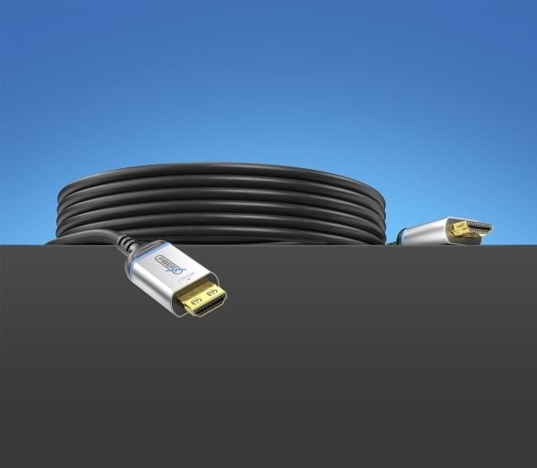 PureLink FiberX Series FX-I380 - Ultra High Speed - HDMI-kabel - HDMI hann til HDMI hann - 20 m - hybridkobber / fiberoptikk - svart - rund, 8 K 60...