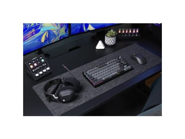 Corsair K65 PLUS WIRELESS 75 % RGB, 75%, Trådløs, USB + trådløs (RF), Mekanisk nøkkelbryter, QWERTY, Svart