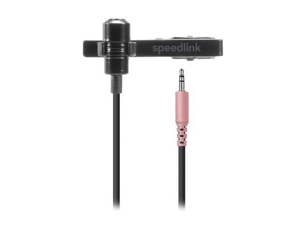 SPEEDLINK SPES - Mikrofon - 3,5 mm-jakk - svart