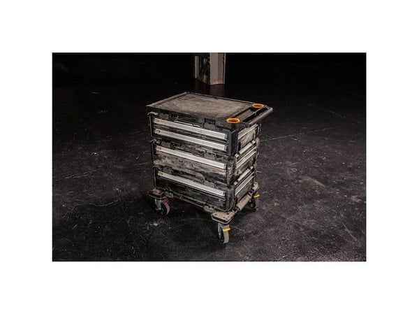 DeWALT DWST60510-1, Verktygslåda, Metall, Plast, Svart, Rostfritt stål, Gul, 1 styck