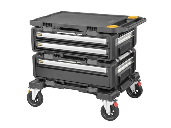 DeWALT DWST60520-1, Verktygslåda, Metall, Plast, Svart, Rostfritt stål, Gul, 1 styck