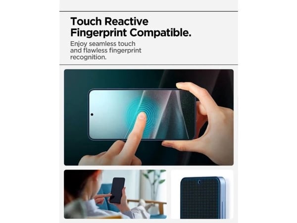 Spigen EliteShield EZ Fit, Samsung, Galaxy S25, Reptålig, Transparent, 1 styck