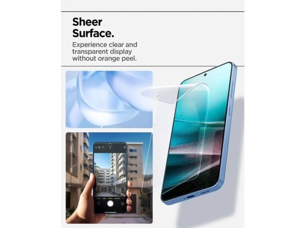 Spigen EliteShield EZ Fit, Samsung, Galaxy S25, Reptålig, Transparent, 1 styck