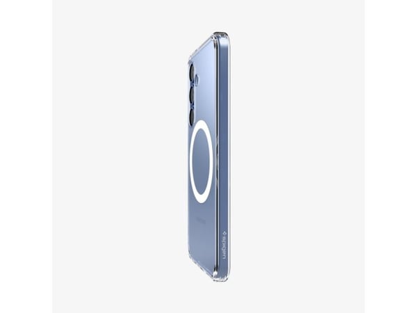 Spigen Ultra Hybrid (MagFit), deksel, Samsung, Galaxy S25, 15,8 cm (6,2"), gjennomsiktig, Hvid