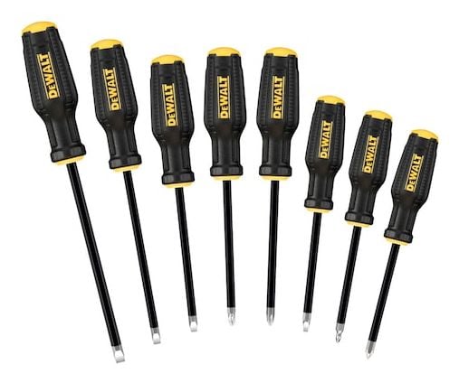 DEWALT ruuvimeisselisarja Universal 8-osainen Carver, PH, PZ