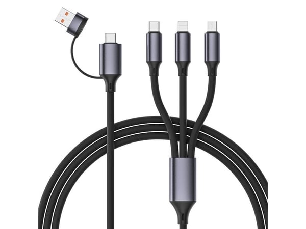 Cablexpert Premium - Kun lade-kabel - USB, USB-C hann til Micro-USB type B, Lightning, USB-C hann - 1.5 m - 4-in-1