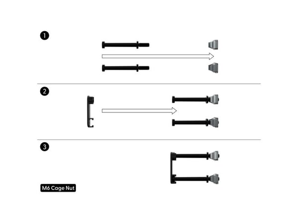 PATCHBOX - Kabelhållare (paket om 24 delar)