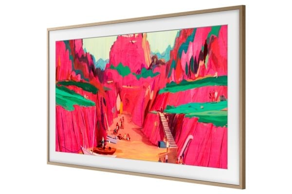 Samsung VG-SCFF75TKB - Dekorativ ramme for TV - 75" - Moderne - teak